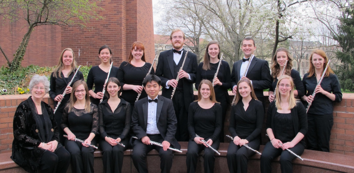 2013-2014 Ohio State Flute Troupe group photo